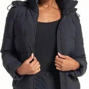 ANATOMIE Erika Glitter Puffer in Black